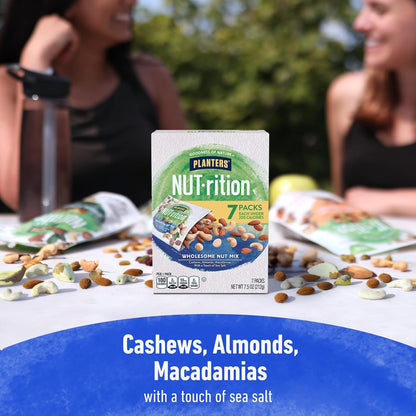 PLANTERS_NUT-rition_Wholesome_Nut_Mix,_7.5_oz_Box_(Contains_7_Individual_Pouches)_-_Cashews,_Almonds_and_Macadamias_Snack_Mix_-_No_Artificial_Flavors,_No_Artificial_Colors,_No_Preservatives_-_Kosher