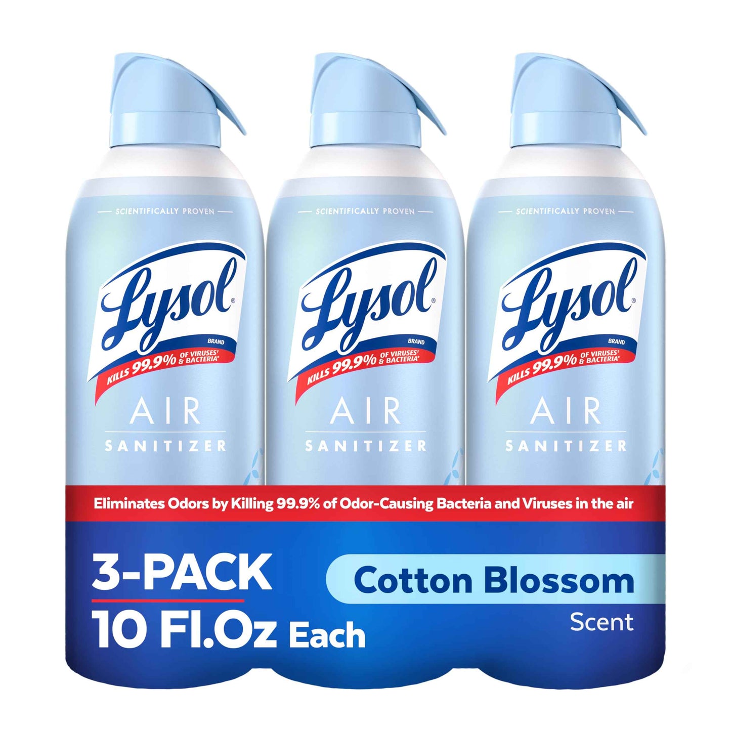 Lysol Air Sanitizer Spray with Bacterial Odor Eliminator for Home & Office, Sanitizing Air Spray, Air Freshener Alternative