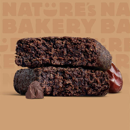 Nature’s Bakery Double Chocolate Brownie Bars, Whole Grains, Dates, and Cocoa, Plant Based, Dairy-Free, Snack Bar