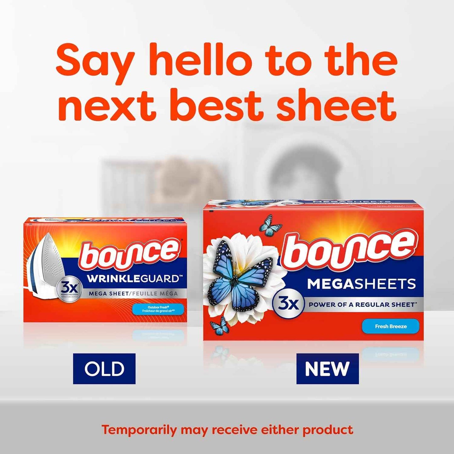Bounce Mega Dryer Sheets, Fresh Breeze, 130 Count, Mega Fabric Softener Sheets with Static Control, Wrinkle Reduction, Extra Softness, Lasting Scent, Repels Lint