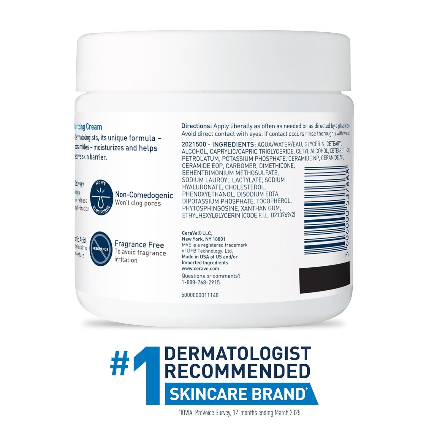 CeraVe_Moisturizing_Cream,_Body_and_Face_Moisturizer_for_Dry_Skin,_Body_Cream_with_Hyaluronic_Acid_and_Ceramides,_Daily_Moisturizer,_Oil-Free,_Fragrance_Free,_Non-Comedogenic,_19_Ounce