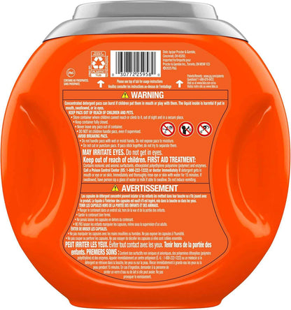 Tide PODS Laundry Detergent soap with a touch of Downy 4-in-1 Detergent, 57 Count, Stain Remover, Freshness, Softness, Fabric Protecter, HE Compaible