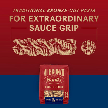 Barilla_Al_Bronzo_Fusilloni_Pasta_(1_lb),_Bronze_Cut_Pasta_Created_from_High_Quality_Durum_Wheat,_Imported_from_Italy,_Non-GMO,_Kosher