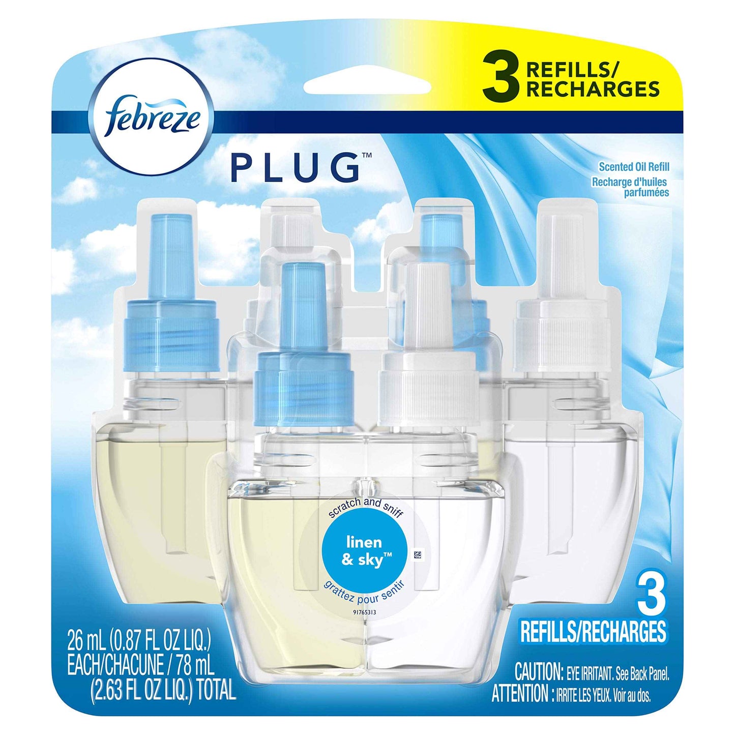 Febreze Odor-Fighting Fade Defy PLUG Air Freshener Refill