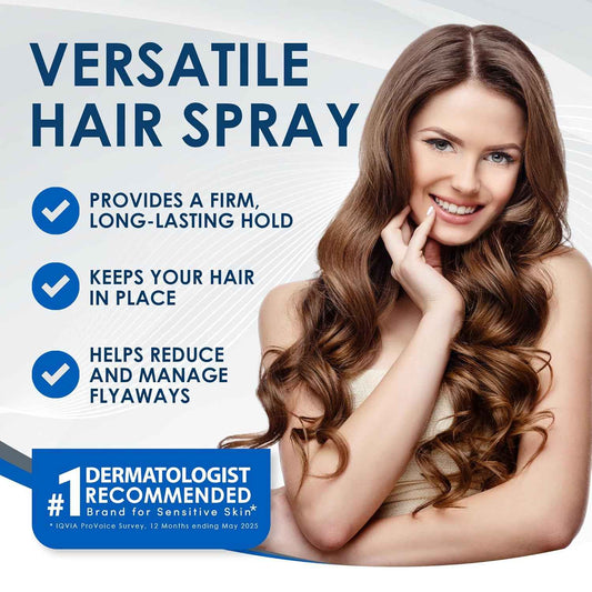 Vanicream Firm Hold Hairspray, Fragrance and Gluten Free, For Sensitive Skin, 8 Ounce, Packaging May Vary