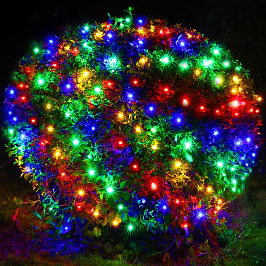 LED_Christmas_Net_Lights_Outdoor,120_LED_6ftx4ft_Connectable_Waterptoof_Christmas_Lights_for_Bushes_Fence_Tree_Shrub_Yard_Garden_Outdoor_Christmas_Decorations(Multi-Colored)