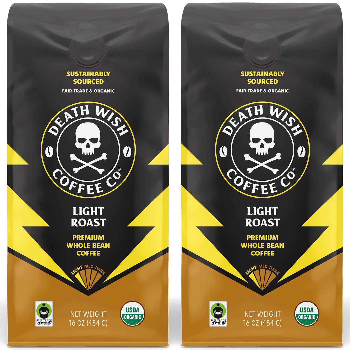 Death Wish Coffee, Organic and Fair Trade Whole Bean Coffee