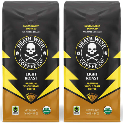 Death Wish Coffee, Organic and Fair Trade Whole Bean Coffee