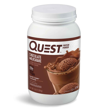 Quest Nutrition Protein Powder, 22g Protein, 1g Sugar, Low Carb, Gluten Free, 3 Pound, 43 Servings