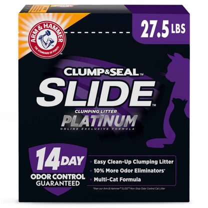 ARM & Hammer Clump & Seal, Easy Clean Technology with No Scrubbing, 14-Day Odor Control