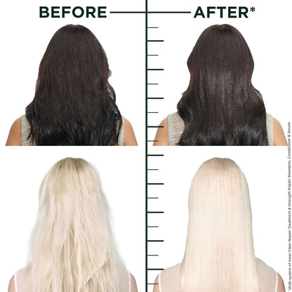 Garnier Fructis Hair Filler Strength Repair Shampoo with Vitamin Cg, Sulfate Free Shampoo for Weak, Damaged Hair, 10.1 Fl Oz
