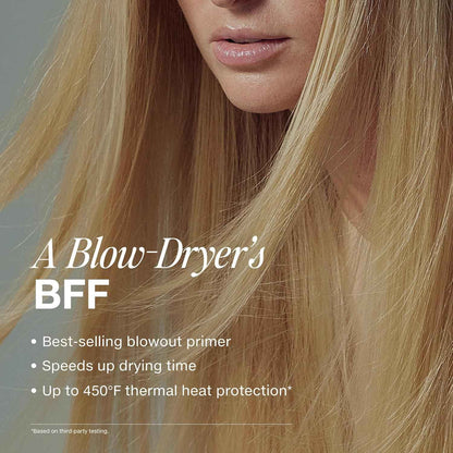Paul Mitchell Super Skinny Serum Blowout Primer, Speeds Up Drying Time, Humidity Resistant, For All Hair Types
