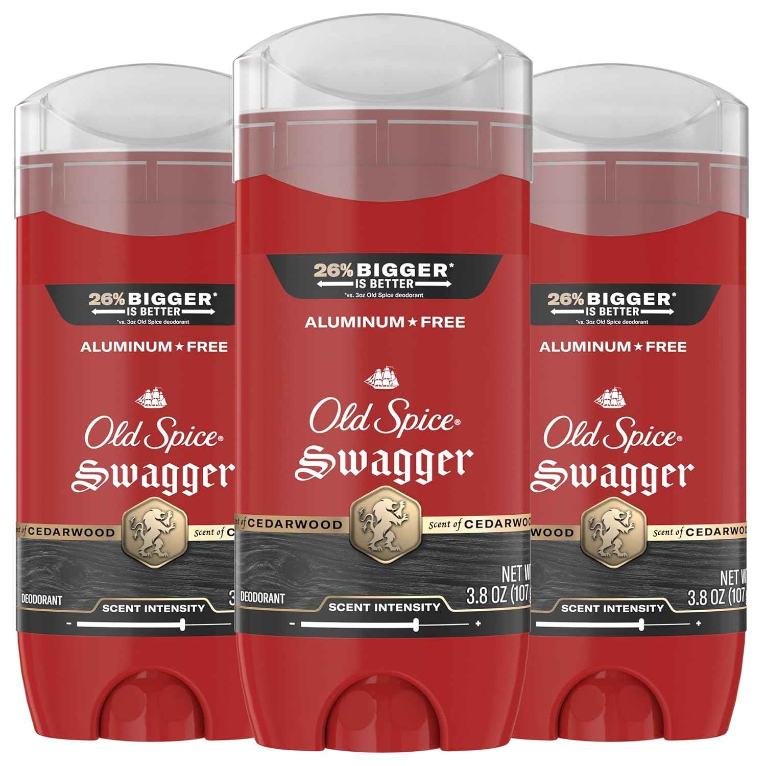 Old Spice Aluminum Free Deodorant for Men, 24/7 Protection to Eliminate Odors, 24/7 Freshness & Lasting Scent