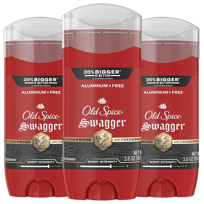 Old Spice Aluminum Free Deodorant for Men, 24/7 Protection to Eliminate Odors, 24/7 Freshness & Lasting Scent