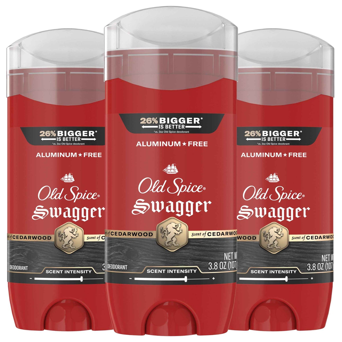 Old Spice Aluminum Free Deodorant for Men, 24/7 Protection to Eliminate Odors, 24/7 Freshness & Lasting Scent