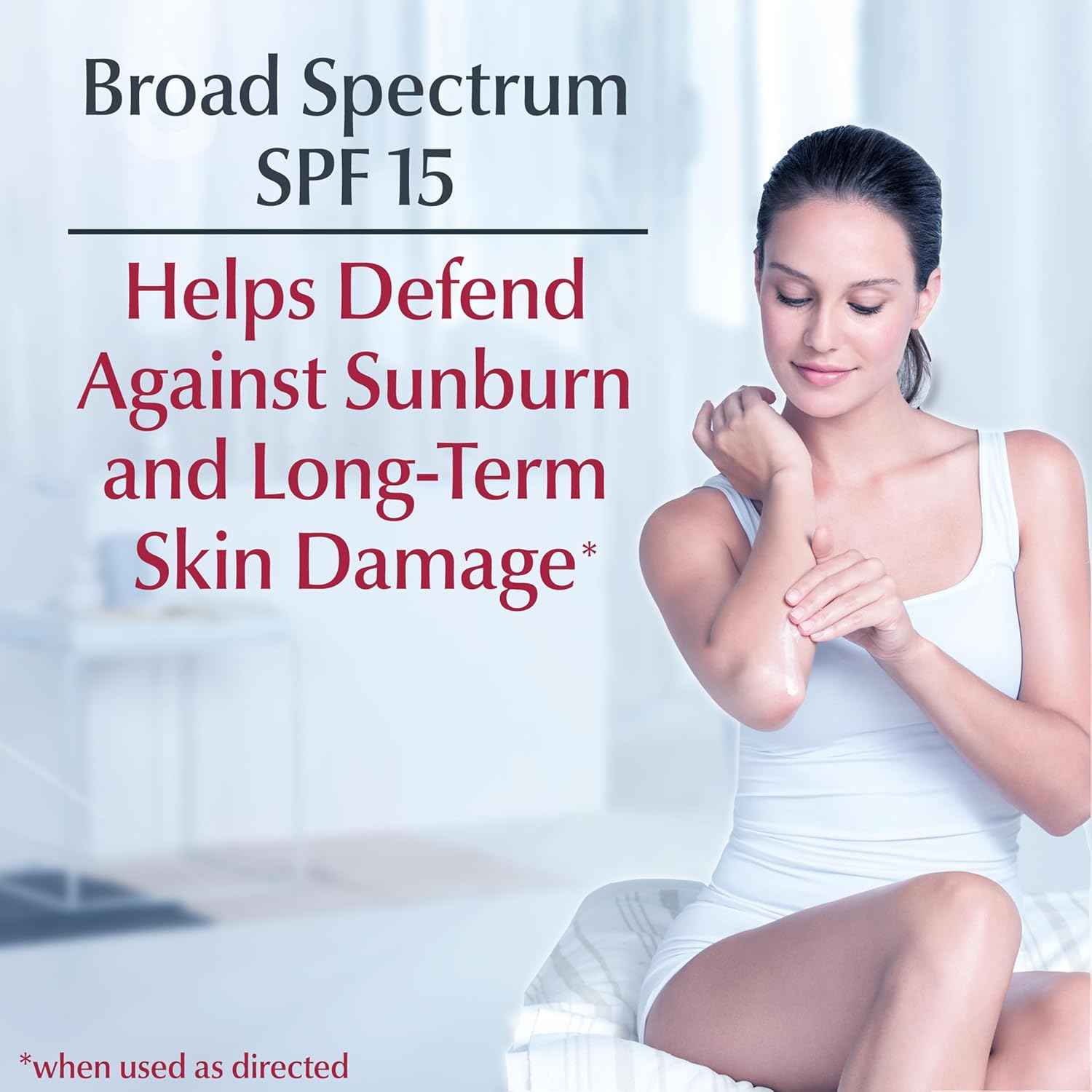 Eucerin Daily Hydration Lotion with SPF 15 - Broad Spectrum Body Lotion for Dry Skin