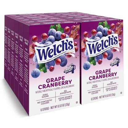 Welch's Singles To Go Water Drink Mix - Powder Sticks, 0.48 Ounce (Pack of 12)
