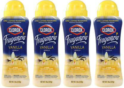 Clorox Fraganzia Laundry Scent Booster Crystals, In-Wash Fragrance Beads for Fresh-Smelling Clothes & Linens, Safe for All Fabrics & Colors, Easy-Pour Bottle
