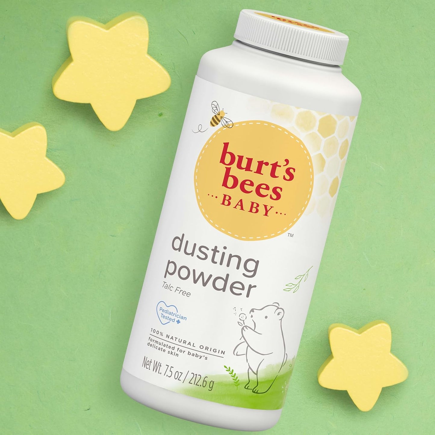 Burt's_Bees_Baby_Dusting_Powder,_100%_Natural_Origin_Baby_Powder_Talc-Free,_7.5_oz._Bottle