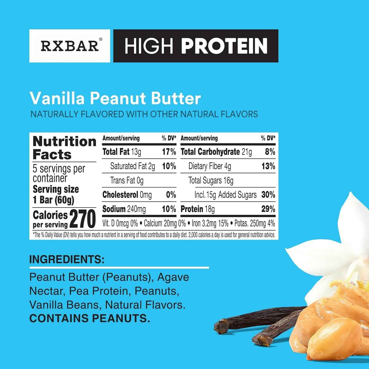 RXBAR High Protein Bars, Gluten Free, Protein Snacks