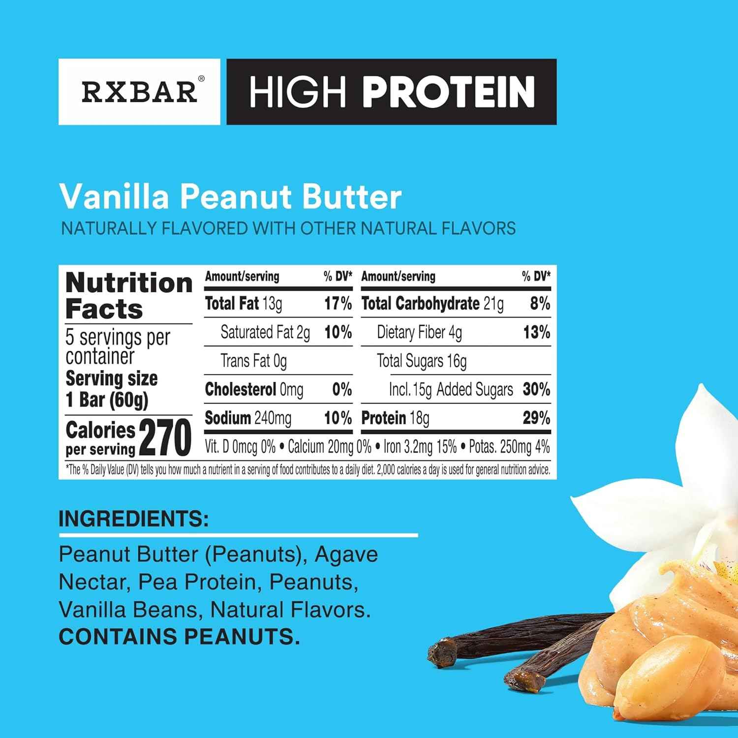 RXBAR High Protein Bars, Gluten Free, Protein Snacks