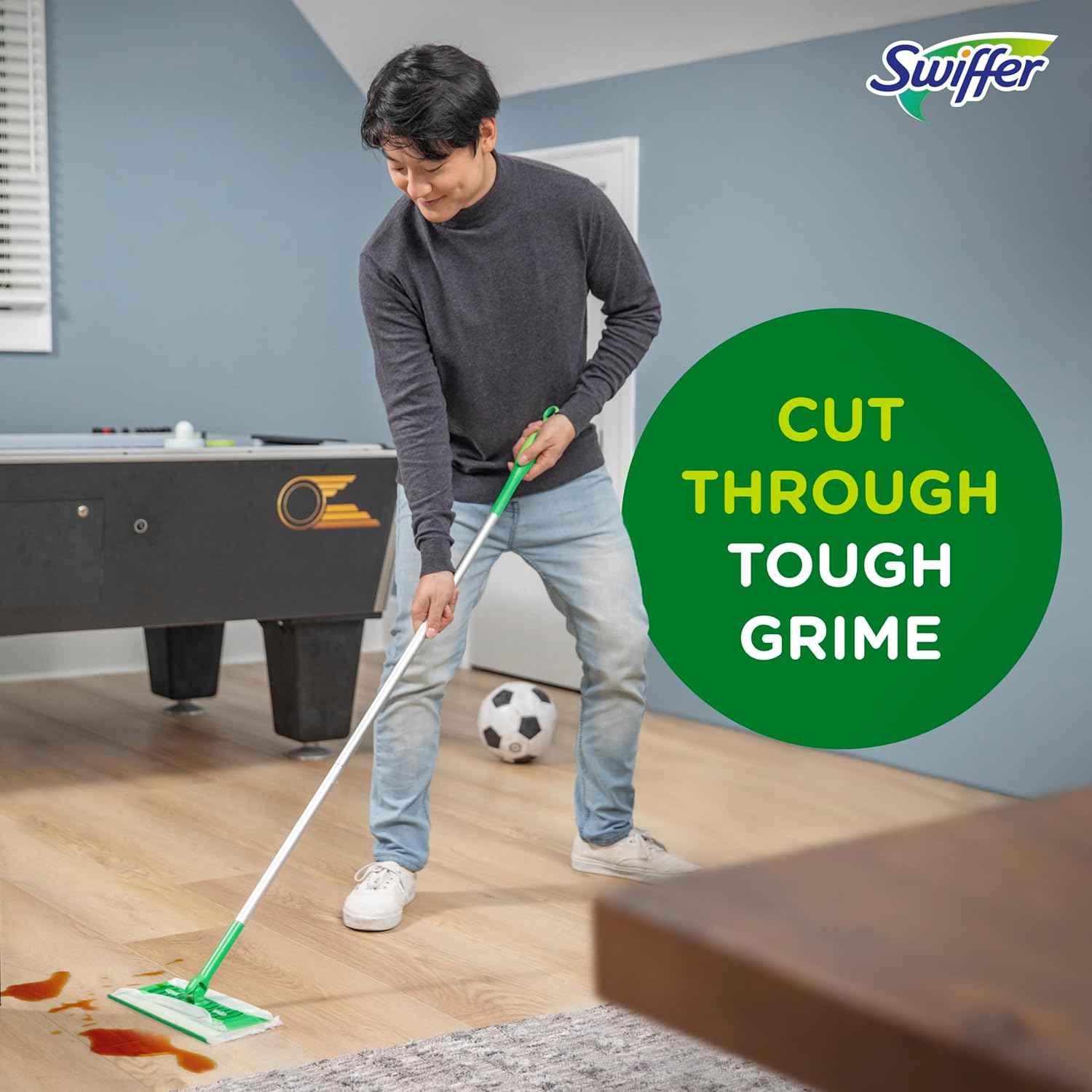 Swiffer Sweeper Wet Mopping Cloth Multi Surface Refills, Mops for Floor Cleaning, Febreze Lavender Scent