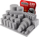 235 PCS Grey