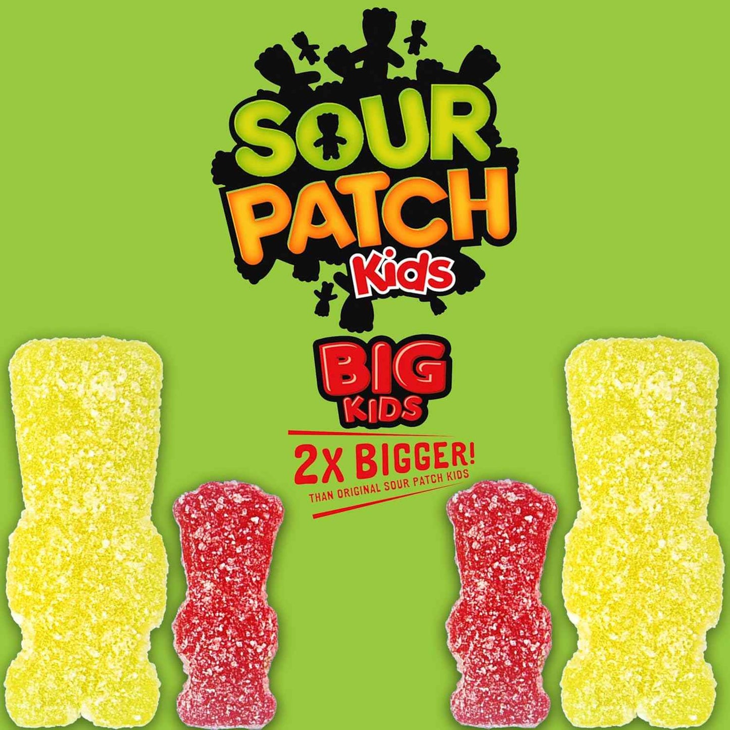SOUR PATCH KIDS Big Kids Individually Wrapped Soft & Chewy Candy, Bulk Candy, Easter Candy, 240 Count Box
