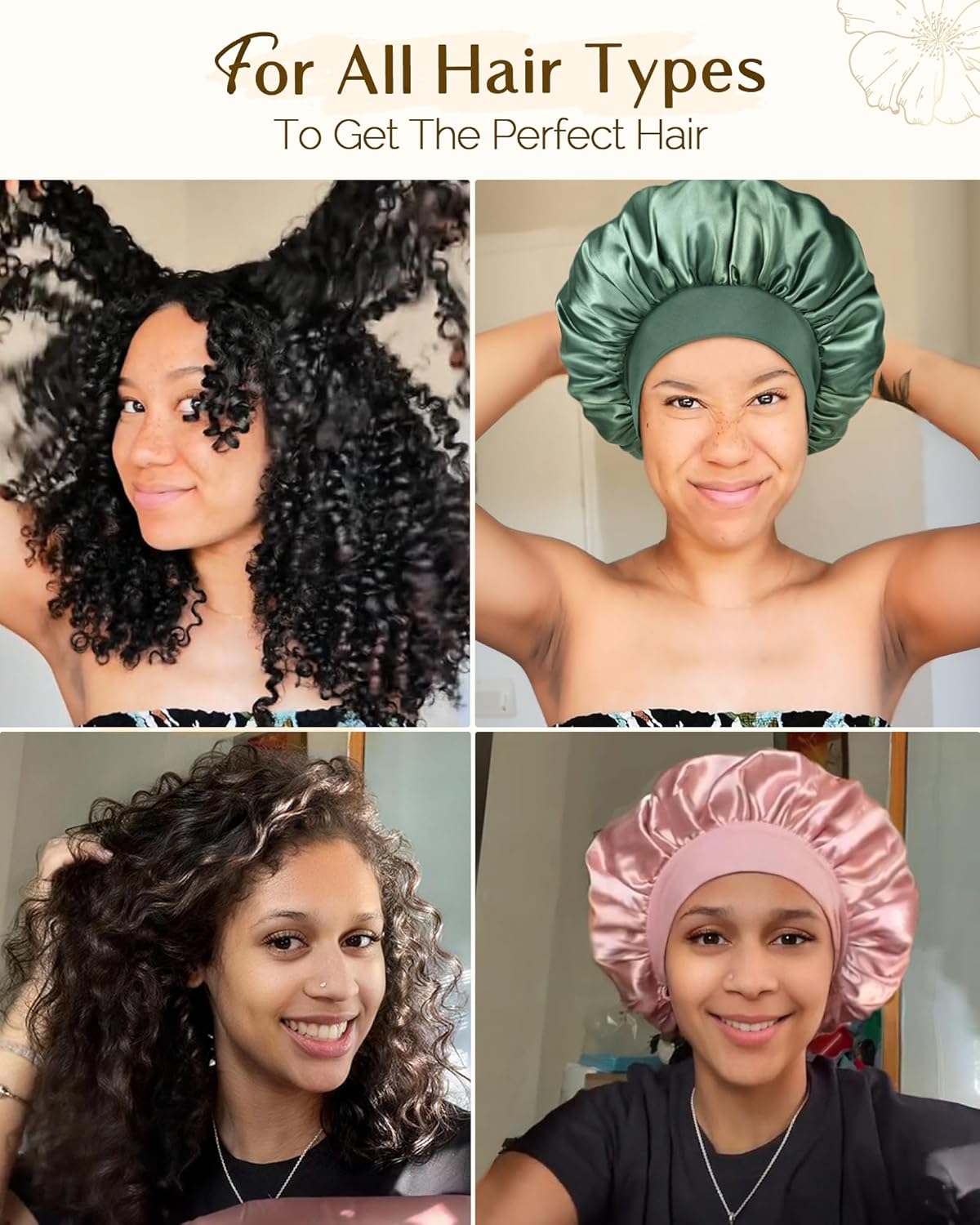 YANIBEST_Silk_Bonnet_for_Sleeping_Women,_Double_Layer_Hair_Satin_Bonnets_with_Elastic_Band,_Sleep_Cap_Curly_Natural_Hair