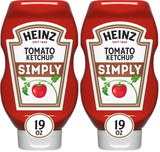 Heinz Simply Tomato Ketchup with No Artificial Sweeteners, 19 oz Bottle