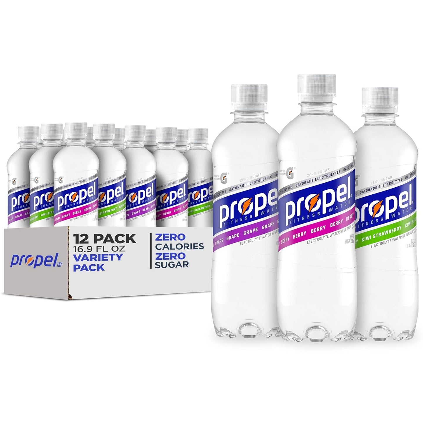 Propel,_3_Flavor_Variety_Pack,_Zero_Calorie_Sports_Drinking_Water_with_Electrolytes_and_Vitamins_C&E,_16.9_Fl_Oz_(Pack_of_12)