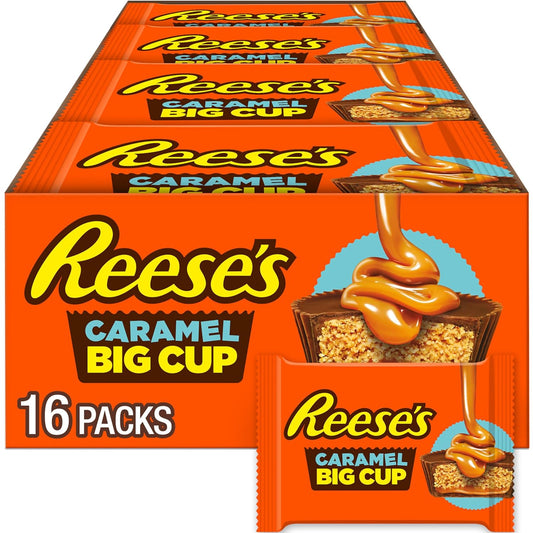 REESE'S_Big_Cup_Caramel_Milk_Chocolate_Peanut_Butter_Cups,_Candy_Packs,_1.4_oz_(16_Count)