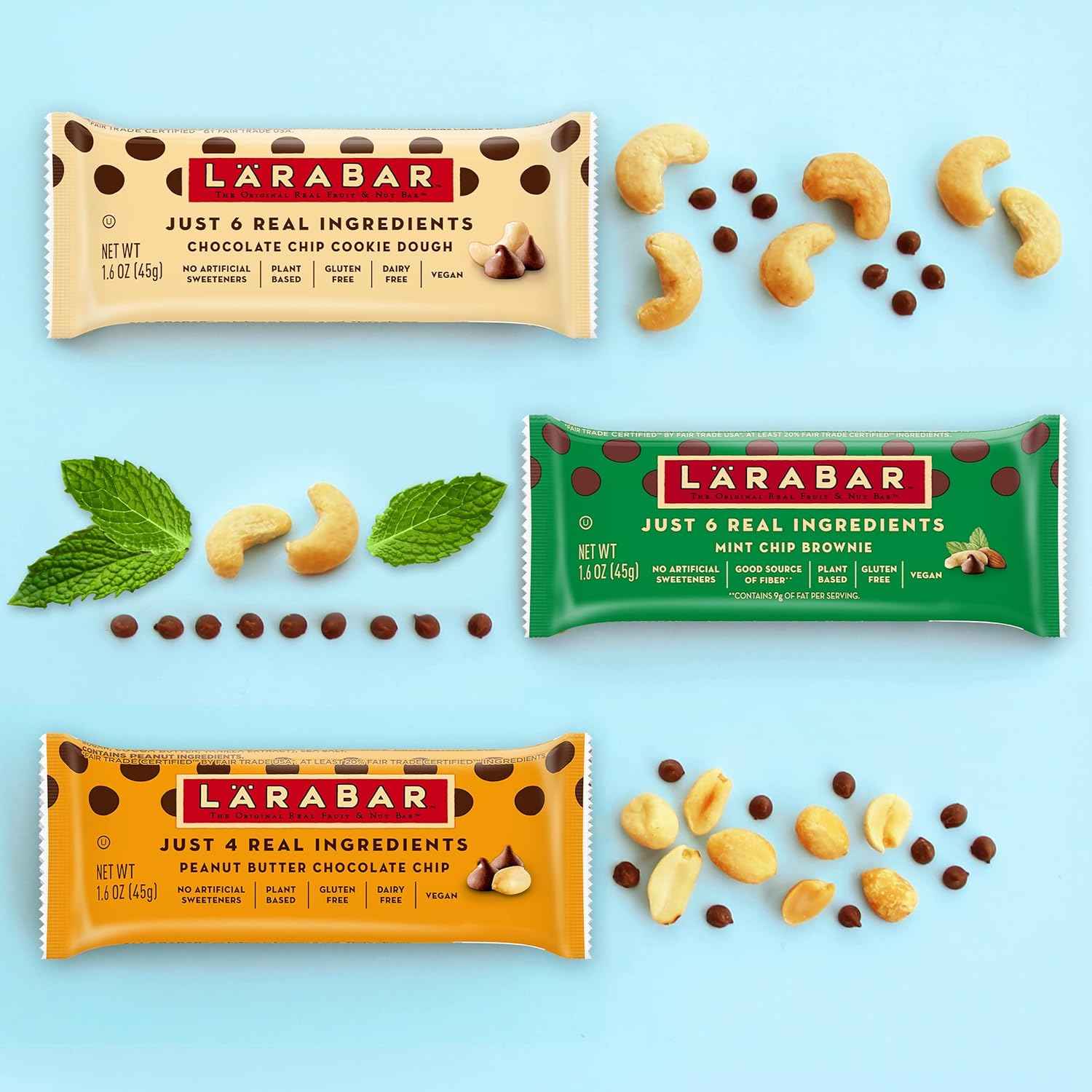 Larabar Peanut Butter Cookie, Fruit and Nut Bars, Gluten Free and Vegan