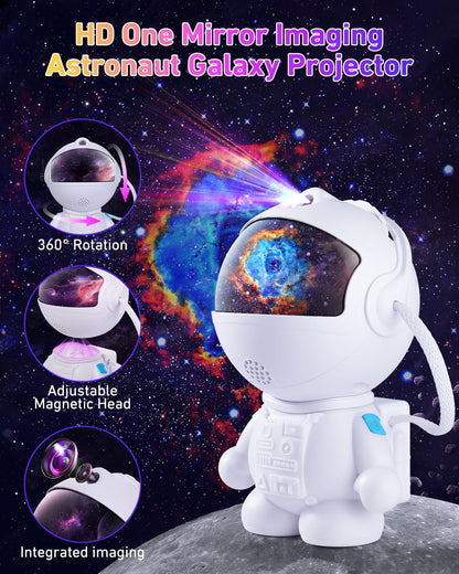 Astronaut_Galaxy_Projector,Star_Projector_with_12_Space_Films,Galaxy_Projector_for_Bedroom_with_Timer_and_360°Rotating_Magnetic_Head,Planetarium_projectors_is_Suitable_for_Kids_and_Adults_(White)