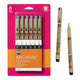 Black - 1 Count (Pack of 6) - Ink Pen Set