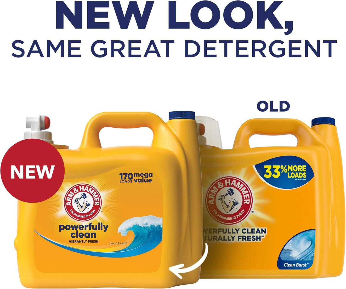 ARM & HAMMER Liquid Laundry Detergent, Clean Burst Fresh
