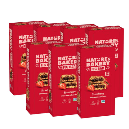Nature's Bakery Whole Wheat Fig Bars, Real Fruit, Vegan, Non-GMO, Snack bar