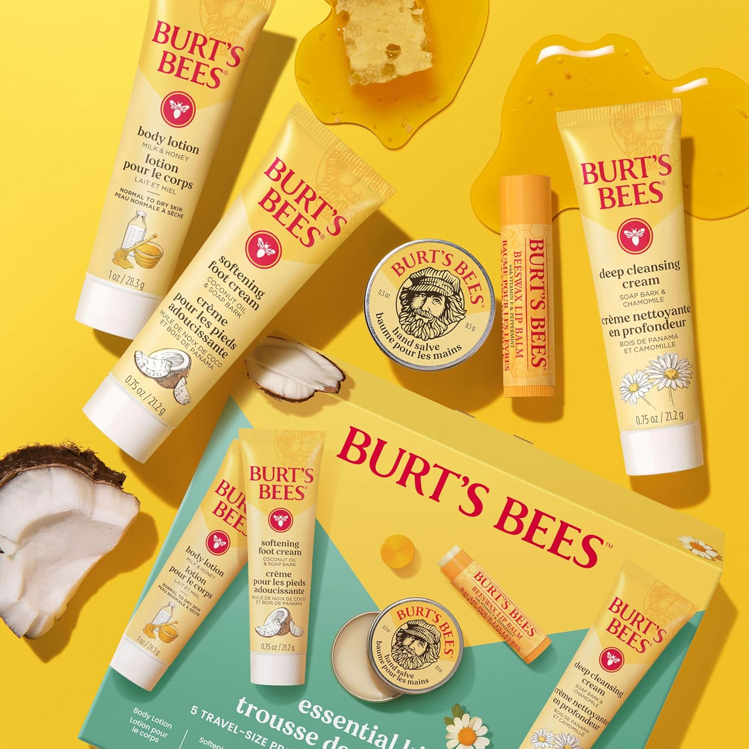 Burt's_Bees_Mothers_Day_Gifts_Ideas_-_Essentials_Everyday_Set,_5_Travel_Size_Products_-_Deep_Cleansing_Cream,_Hand_Salve,_Body_Lotion,_Foot_Cream_and_Original_Lip_Balm