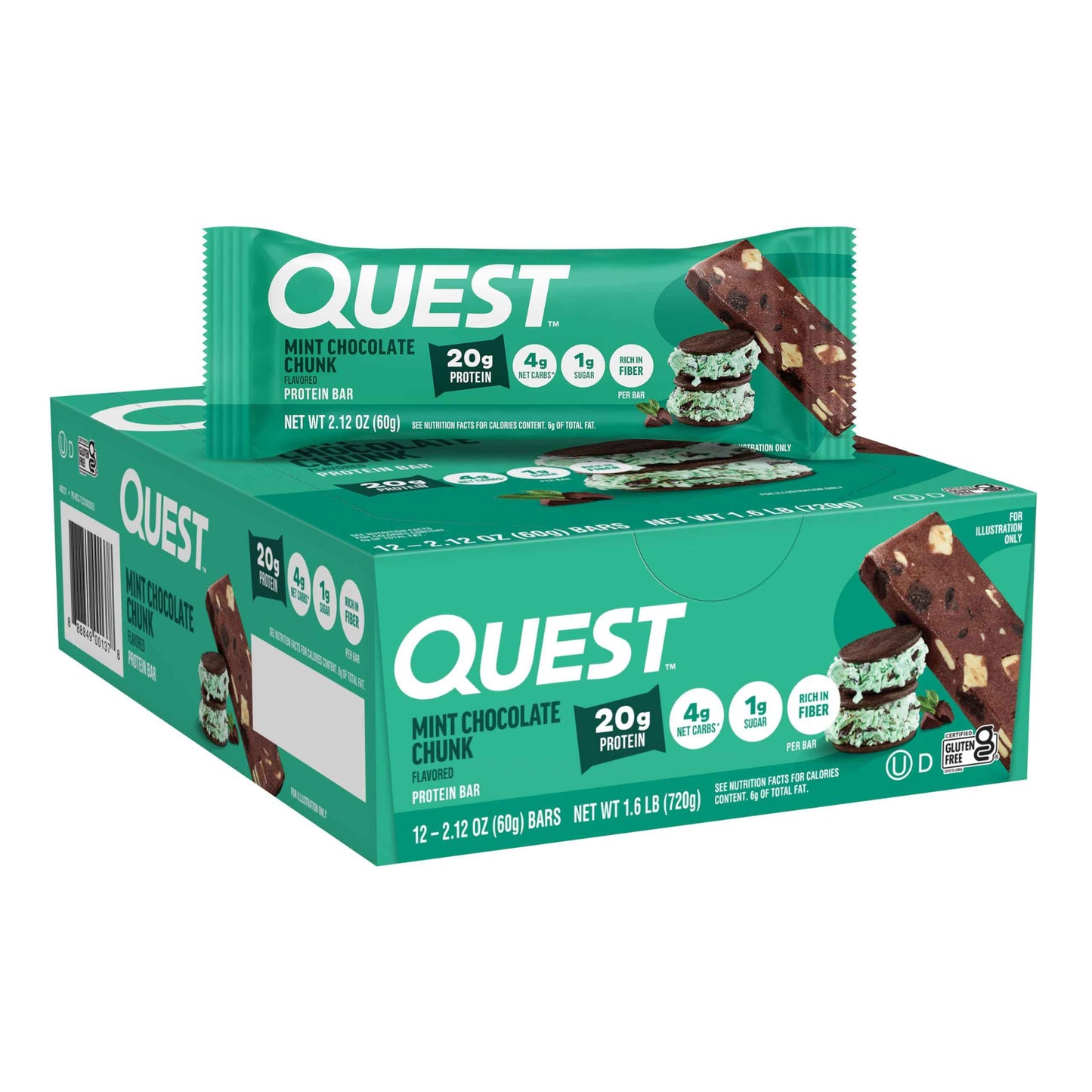 Quest Nutrition Ultimate Variety Pack Protein Bars, High Protein, Low Carb, Gluten Free, Keto Friendly