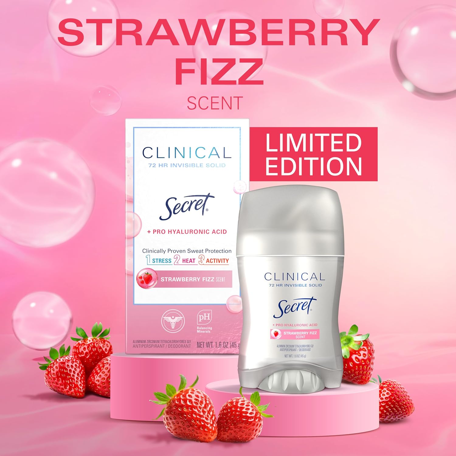 Secret_Clinical_Strength_Antiperspirant_Deodorant_for_Women,_3X_Stress_Protection,_72hr_Sweat_&_Odor_Protection,_Pro-Hyaluronic_Acid,_Invisible_Solid,_Strawberry_Summer_Fizz_Scent,_1.6_oz