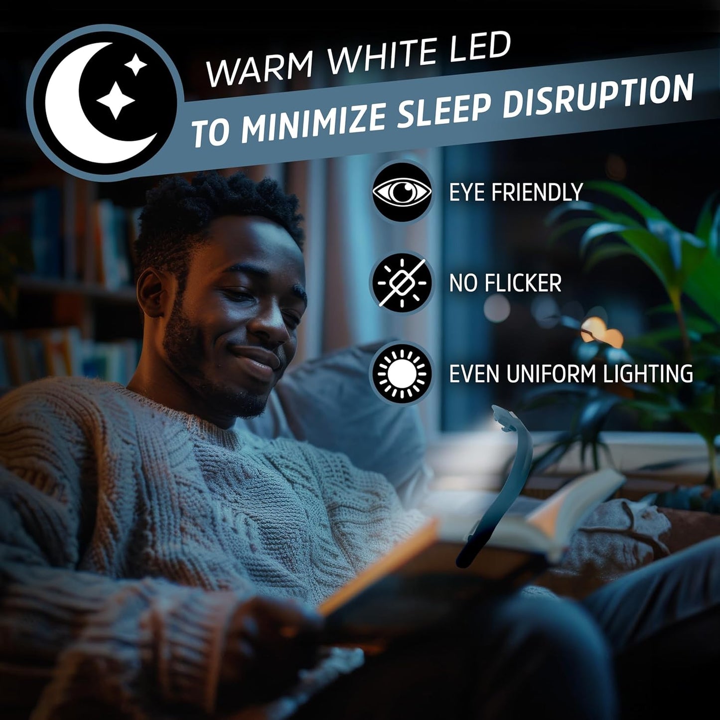 Energizer_Flex-R_LED_Rechargeable_Book_Light_for_Reading_in_Bed,_Reading_Light_with_Warm_LED_Color,_Long-Lasting_and_Lightweight,Blue