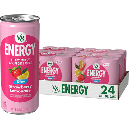 V8_Energy_Diet_Strawberry_Lemonade_Juice_Energy_Drink,_8_fl_oz_Can_(6_Pack)_(Case_of_4)