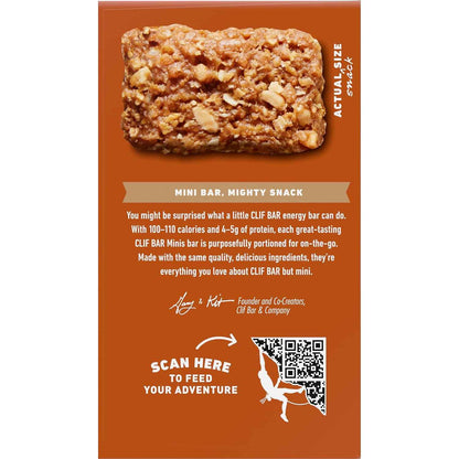 CLIF BAR Minis - Crunchy Peanut Butter - Made with Organic Oats - 5g Protein - Non-GMO - Plant Based - Snack-Size Energy Bars - 0.99 oz