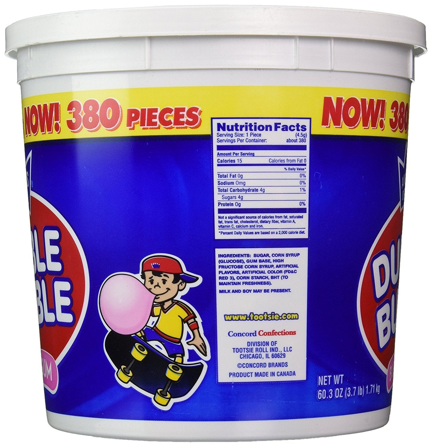 Dubble_Bubble_Tub,_Original_Flavor,_380-Count,_60.3_Oz(3.7_lb)