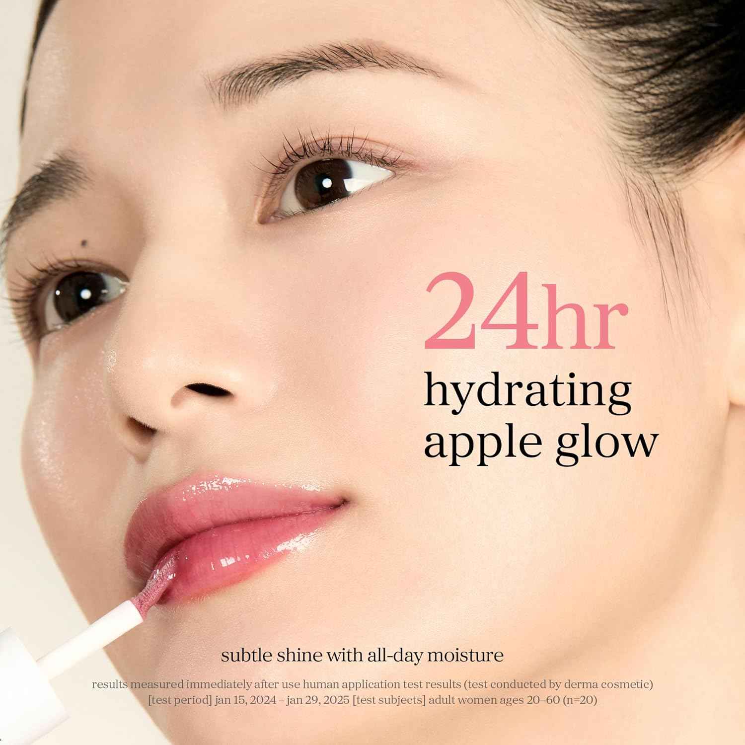 NOONI Korean Lip Oil | Long-Lasting, Moisturizing, Plumping, Revitalizing for Dry Lips, Waterproof, No Peel Off, Korean Tint, Hydrating Lip Stain, Nourishing Crystal Clear, 0.12 FL Oz