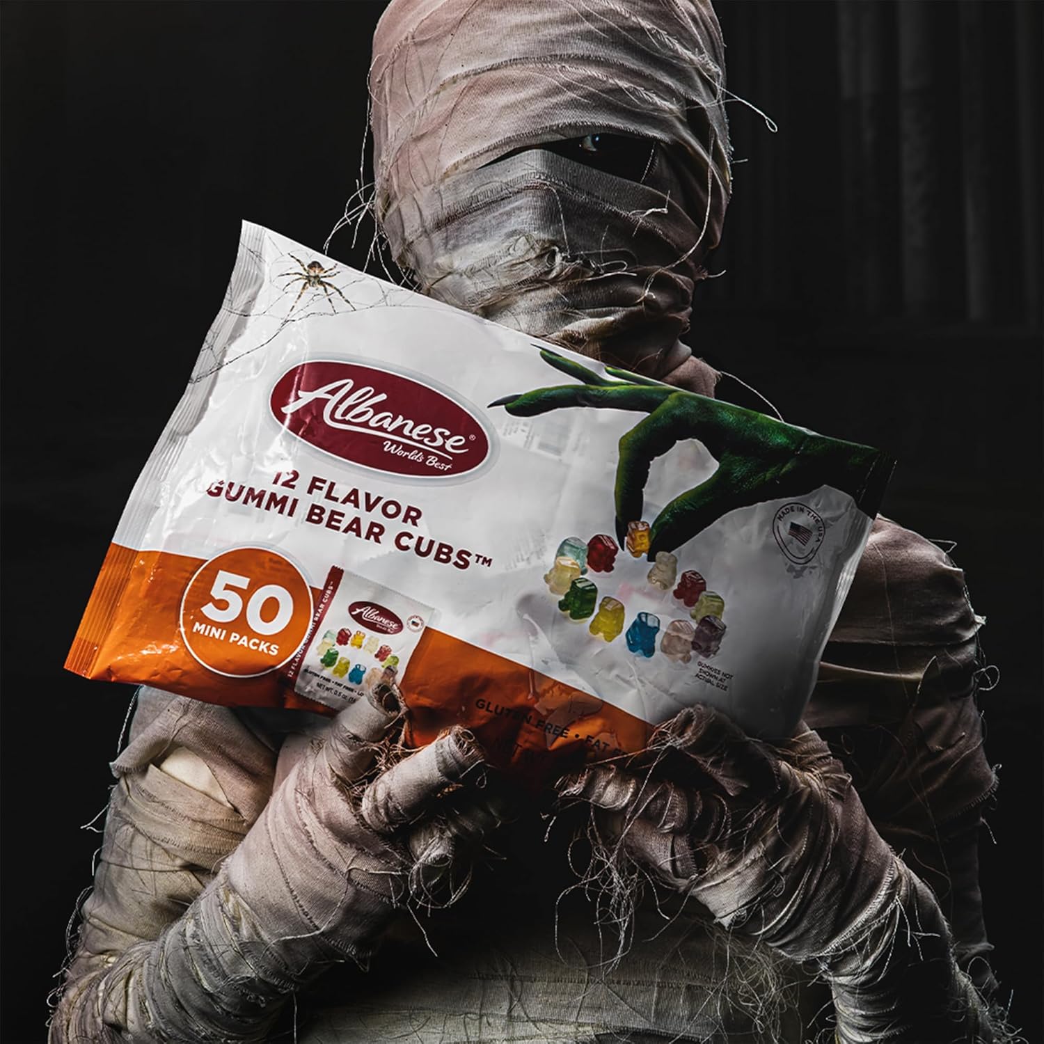 Albanese_World's_Best,_Halloween_12_Flavor_Gummi_Bear_Cubs®,_50-0.5oz_Trick_or_Treat_Bags_of_Halloween_Candy