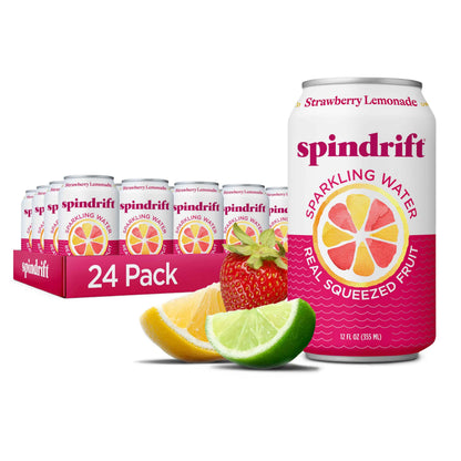 Spindrift Sparkling Water, Made with Real Squeezed Fruit, 12 Fl Oz Cans