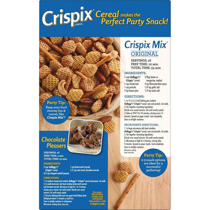 Kellogg's Crispix Breakfast Cereal, Kids Cereal, Family Breakfast, Original, 12oz Box (1 Box)