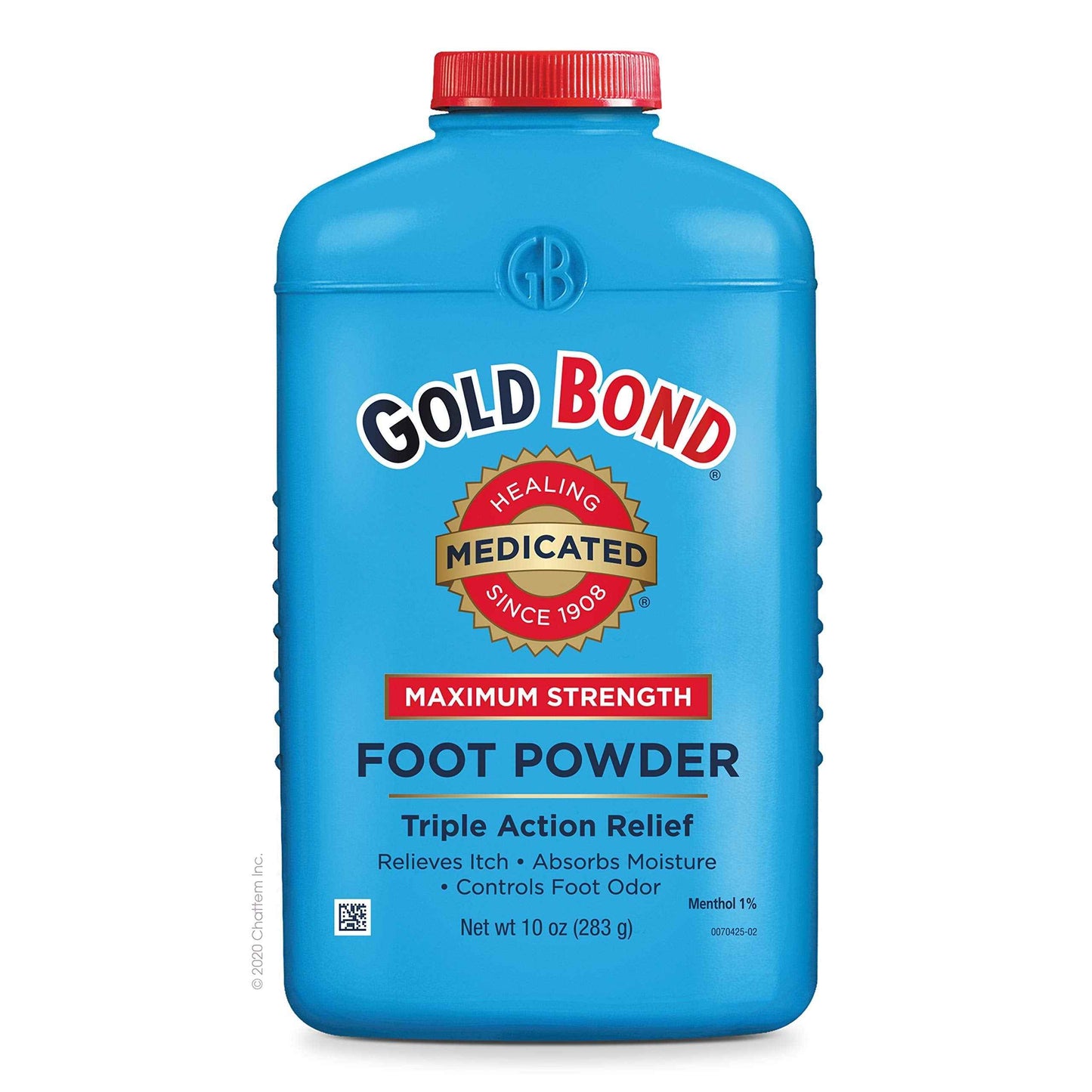 Gold Bond Medicated Talc-Free Foot Powder , Maximum Strength Odor Control & Itch Relief