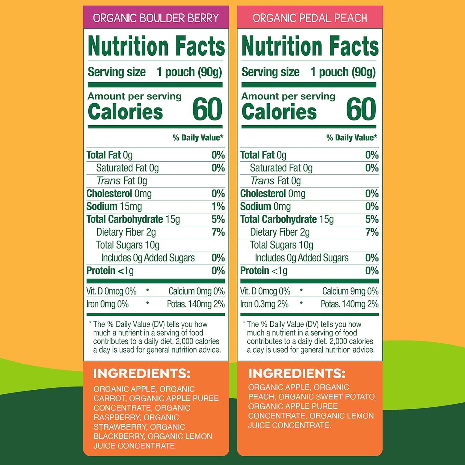GoGo_squeeZ_Organic_Fruit_&_veggieZ_Applesauce_and_Puree_Variety_Pack,_Pedal_Peach_and_Boulder_Berry,_3.2_oz_(Pack_of_12),_Unsweetened_Snacks_for_Kids,_BPA_Free_Pouches